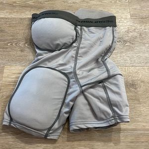 Football girdle with hip pads and knee pads